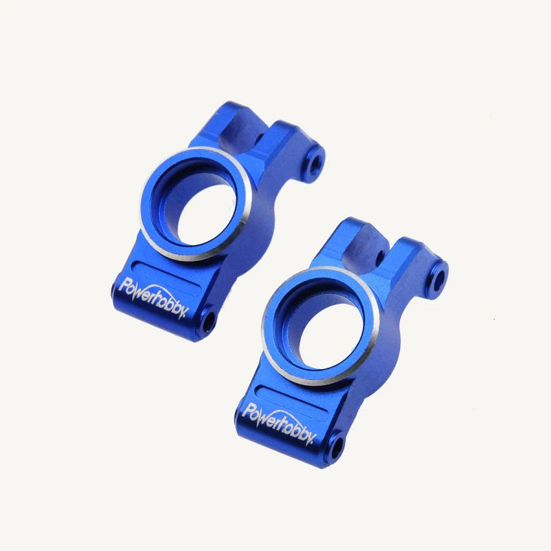 Power Hobby Aluminum Rear Hubs, Blue, for Arrma Grom 6567BLUE