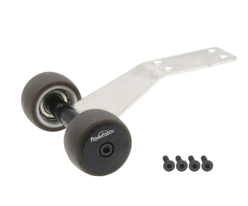 Power Hobby HD Bearing Skid Plate Wheelie Bar Arrma Mojave Grom 6849