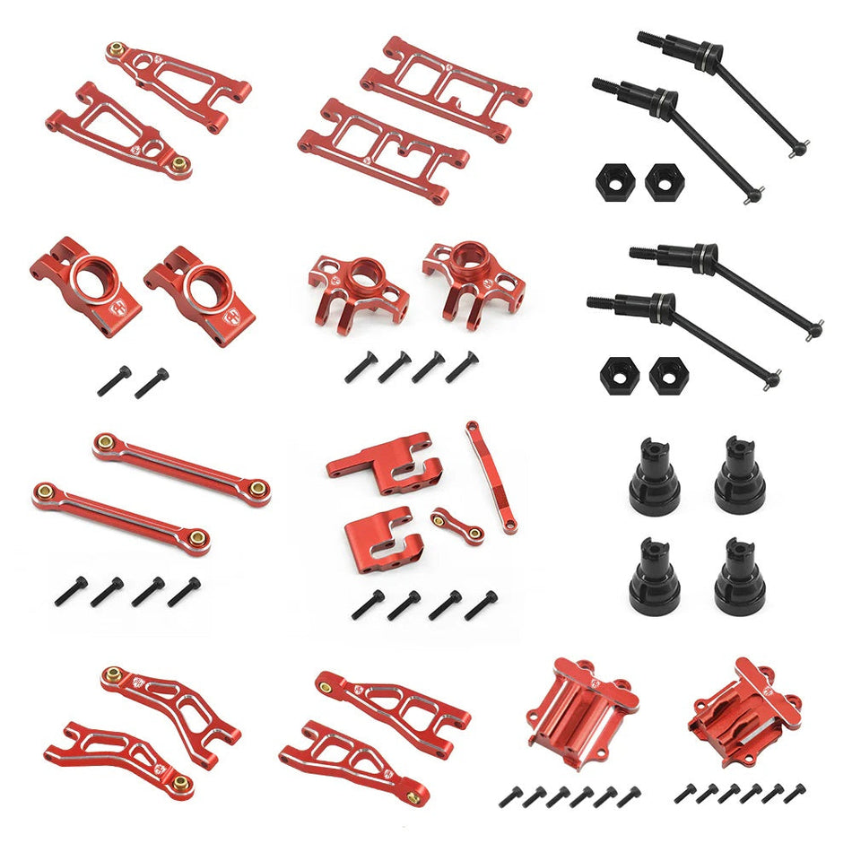 Power Hobby Aluminum Upgrade Conversion Kit Red for Arrma Mojave 6999RED