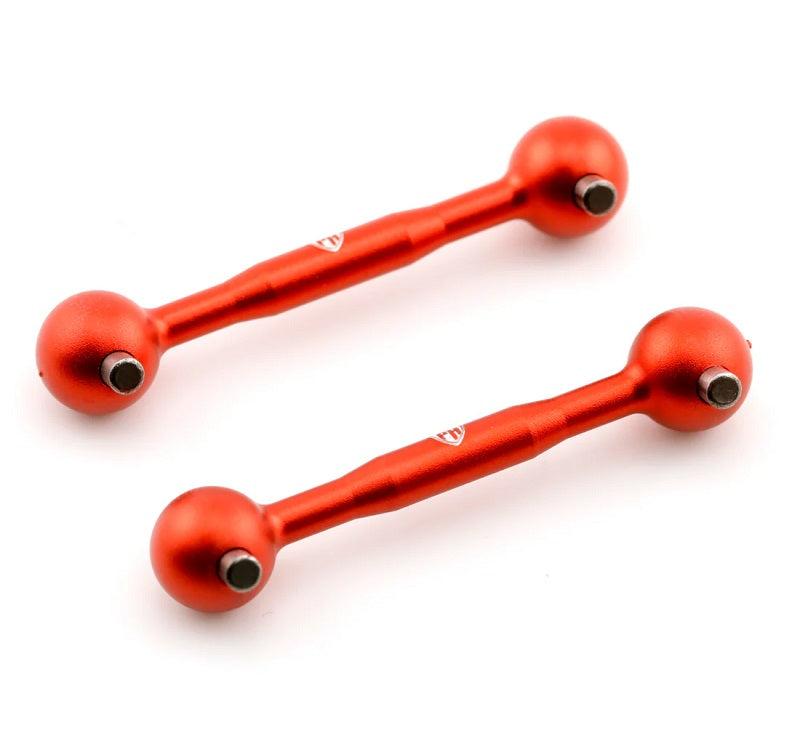 Power Hobby Aluminum Front / Rear Drive Shaft, Red, fro Kyosho Fazer 7054RED