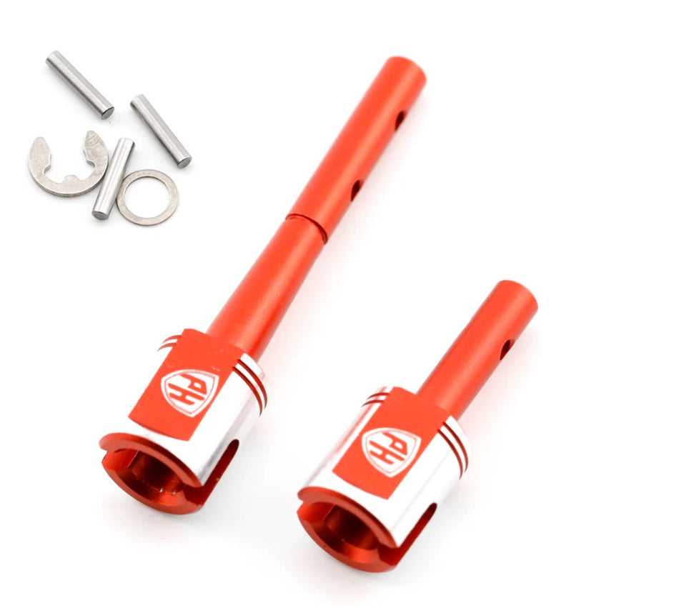 Power Hobby Aluminum Main Drive Shaft Joint Red Kyosho 1/10 Fazer Mk2 7058RED