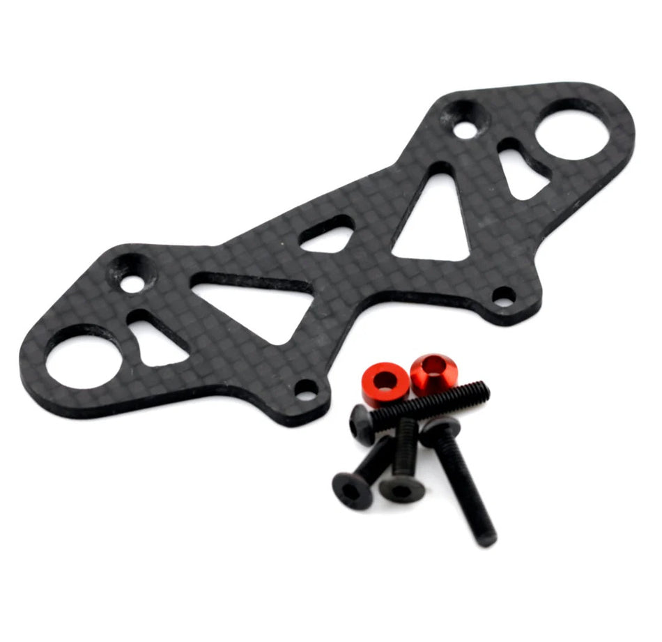 Power Hobby Carbon Fiber Front Bumper Support Kyosho Fazer 7074