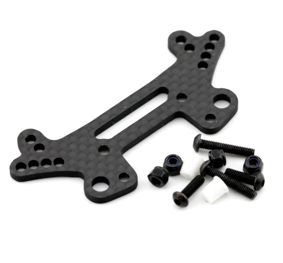 Power Hobby Carbon Fiber Rear Shock Stay, for Kyosho Fazer Mk2 7075