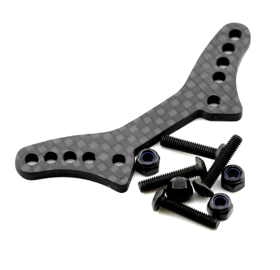 Power Hobby Carbon Fiber Front Shock Stay, for Kyosho Fazer Mk2 7076