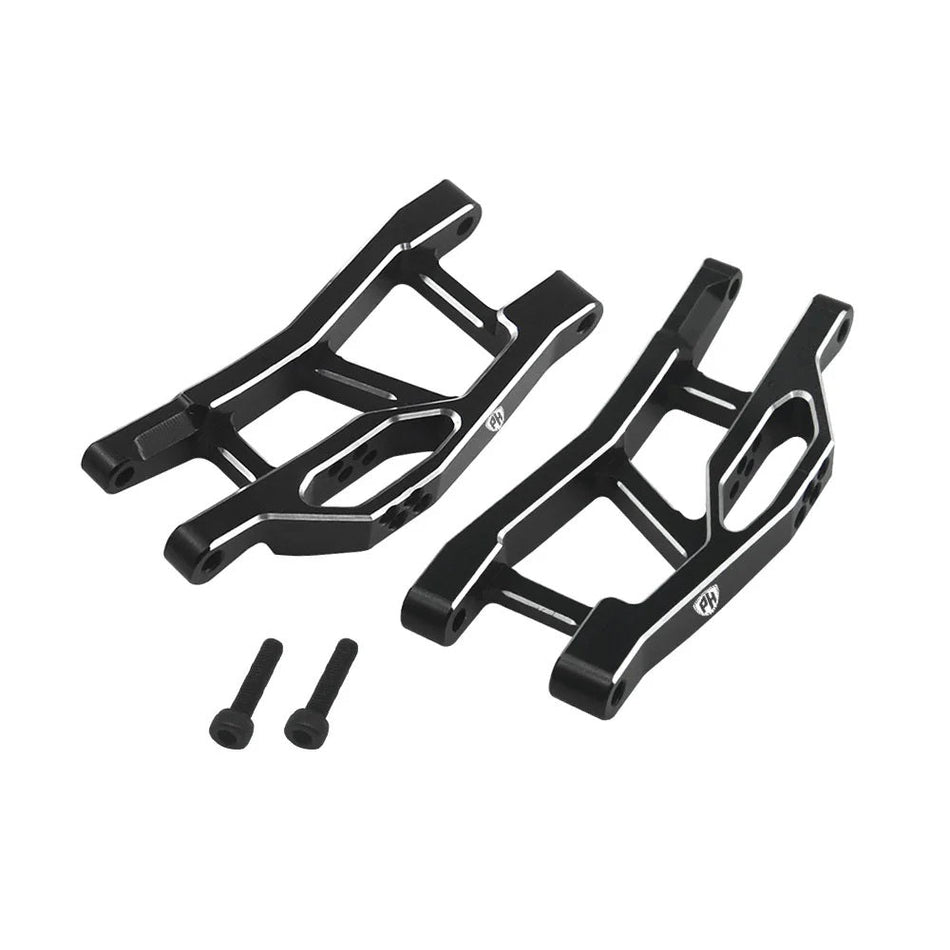 Power Hobby 7075 Aluminum Front Lower Arms Black Traxxas Mini Maxx 7171BLACK