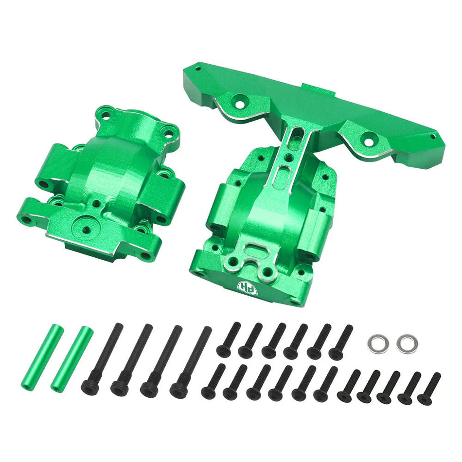 Power Hobby 7075 Aluminum Front Gearbox Green, for Traxxas Mini Maxx 7177GREEN