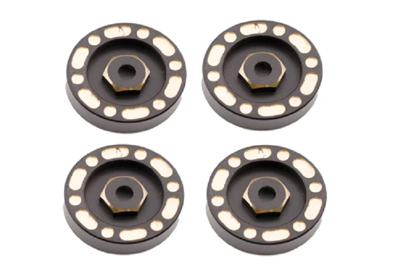 Power Hobby Brass 7mm Hex Hub Weight Set, for HPI Venture18 7342