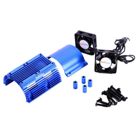 Powerhobby Power Hobby Heat Sink w/ Twin Tornado High Speed Fans 1/8 Motors Blue PH1289BLUE Default Title