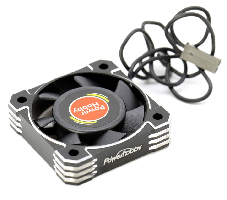 Powerhobby 40x40x10mm Tornado High Speed Aluminum RC Cooling Fan 40mm-Black