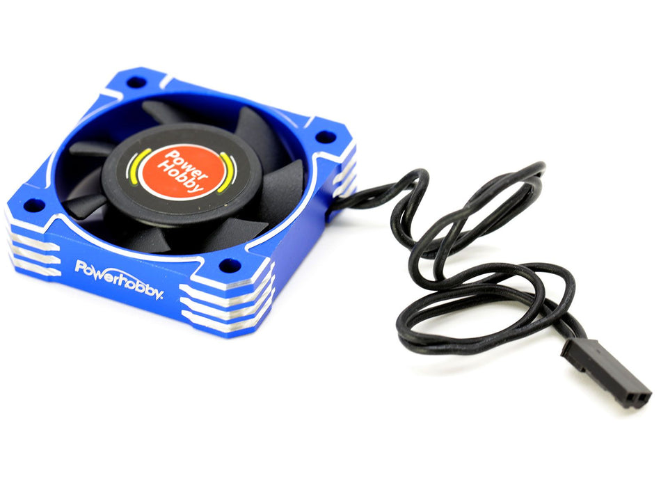 Powerhobby 40x40x10mm Tornado High Speed Aluminum RC Cooling Fan 40mm-Blue PHF4040BLUE Default Title