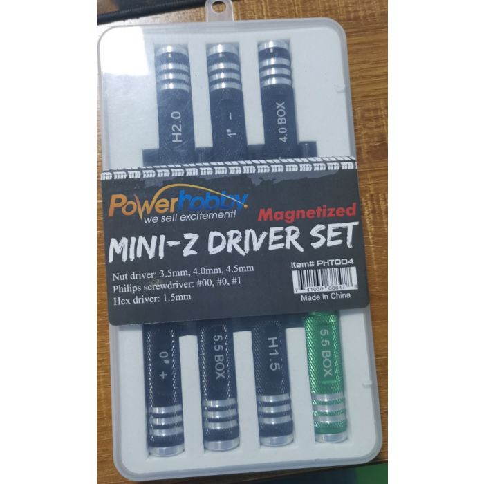 Powerhobby Magentized Kyosho Mini-Z Tools Driver Set