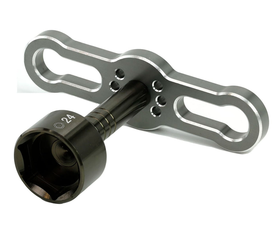 Power Hobby 24mm Aluminum T-Handle Hex Wheel Wrench RC Tools