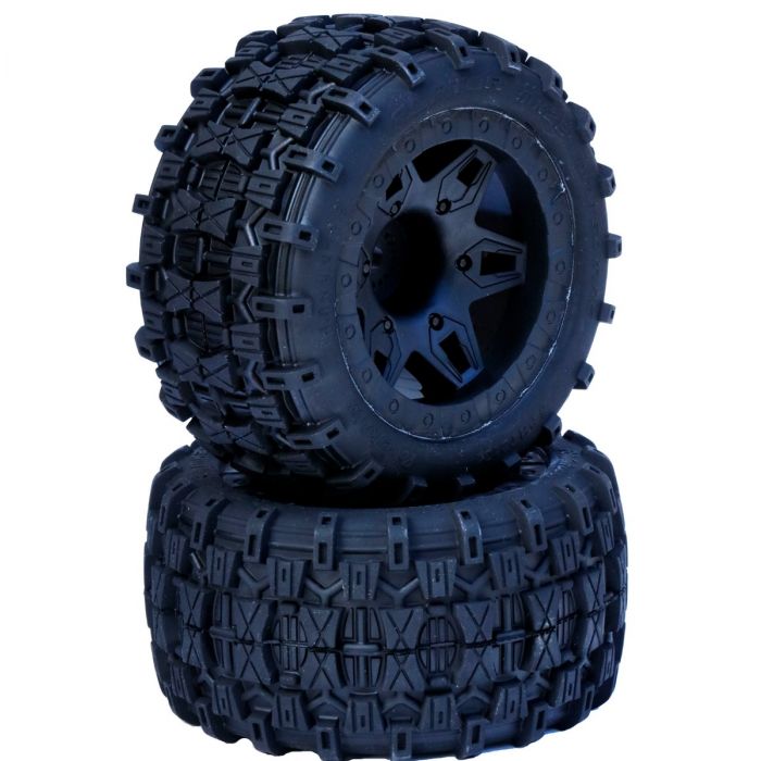 Powerhobby Raptor 2.8 Belted 1/10 Stadium Truck Tires Mounted 14mm Arrma Granite 4x4