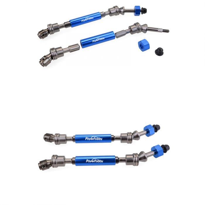 Powerhobby Rear Steel Driveshaft / CVD Blue fits Traxxas Slash 2WD PHTRX409 Default Title