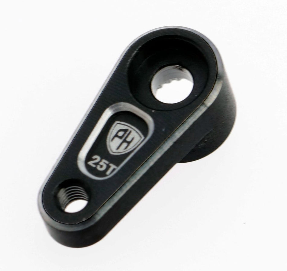 Power Hobby Aluminum 25T Servo Horn for Traxxas TRX-4M Black