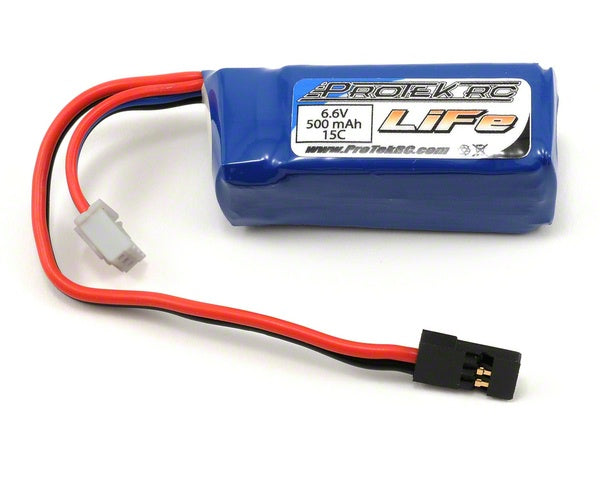 Protek R/C 6.6V 500mAh 15C LiFe Stick Battery Pack