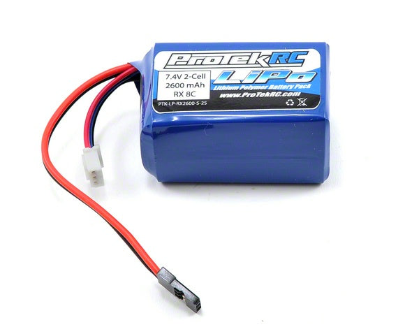 Protek R/C R/C Li-POLY HUMP RECEIVER BATTERY PACK (7.4V/2600MAH)