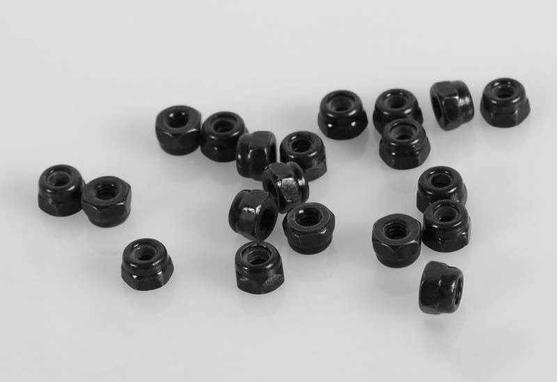 RC4WD Nylock Nuts M2 (Black)  ZS0906