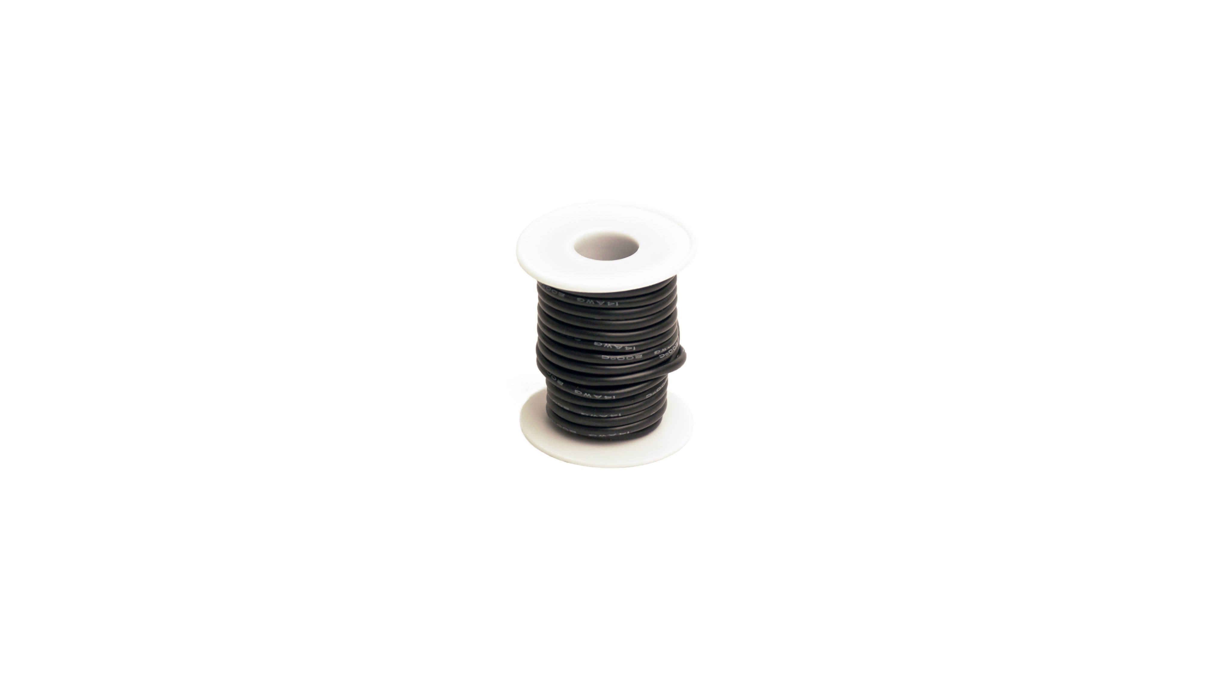 Racers Edge 14 Gauge Silicone Ultra-Flex Wire; 25' Spool (Black) 1203 Default Title