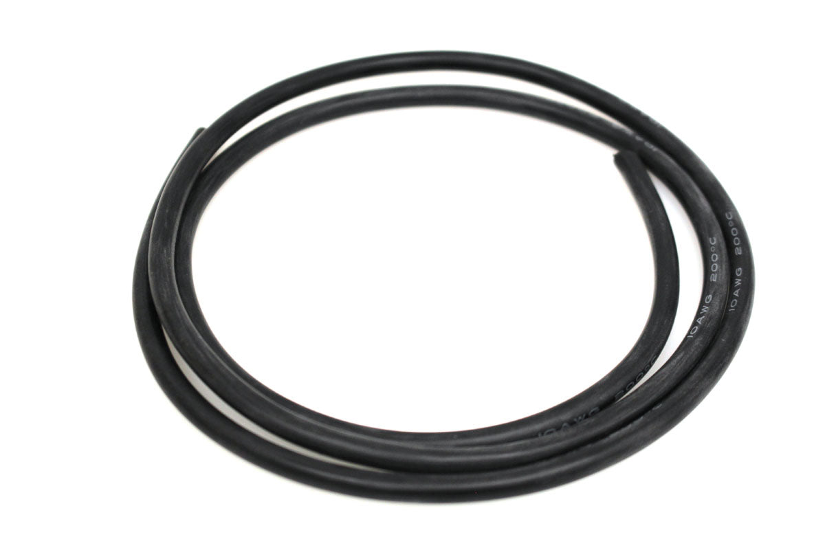 Racers Edge 10 Gauge Silicone Wire, 3' Black 1212 Default Title