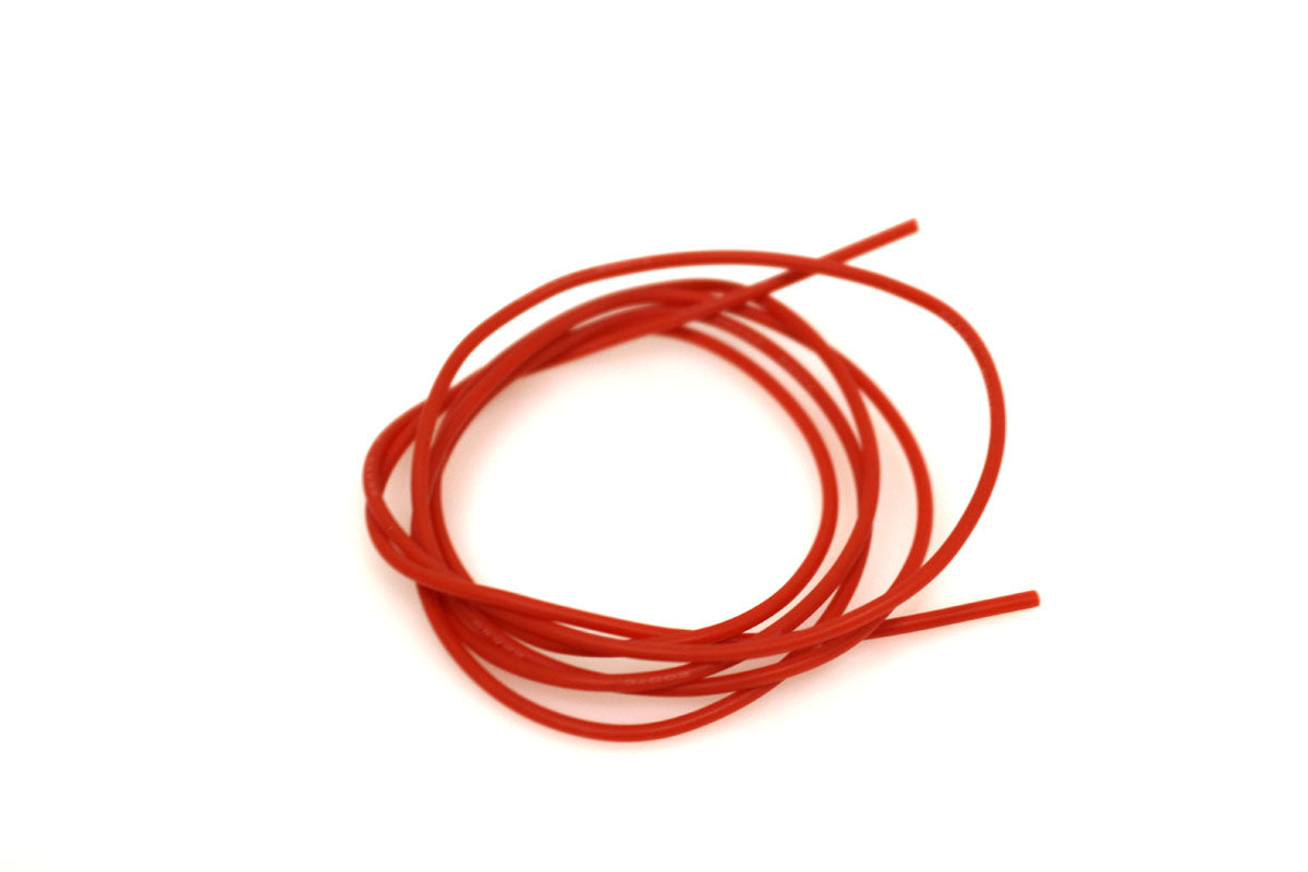 Racers Edge 22 Gauge Silicone Wire, 3' Red 1225 Default Title