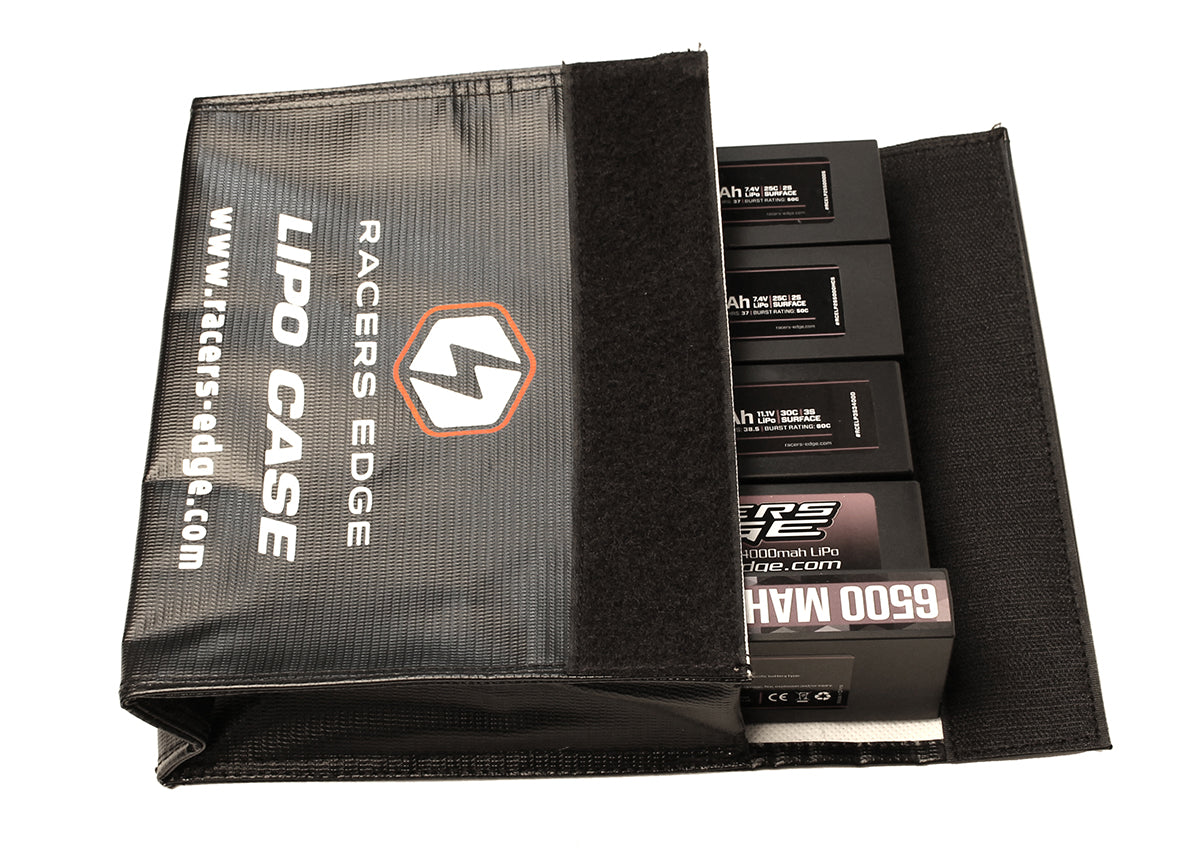 Racers Edge LiPo Battery Charging Safety Briefcase (240 x 180 x 65mm) 2104 Default Title