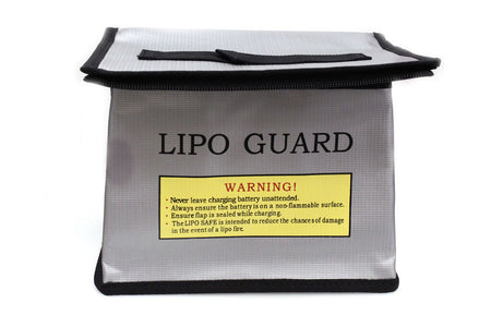 Racers Edge Lipo Battery Charging Safety Bag 215x145x165mm with Zipper 2105 Default Title