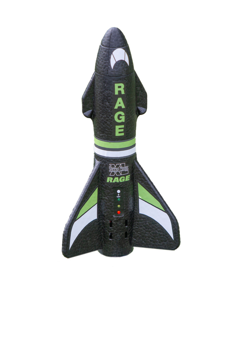 Rage RC Spinner Missile XL Electric Free-Flight Rocket Black