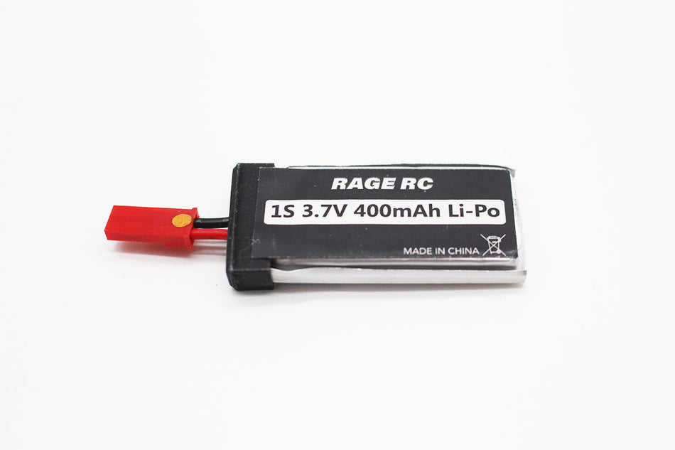 Rage R/C 1S 400mAh 25C LiPo Battery with JST Plug;Vintage Stick X4 A1243