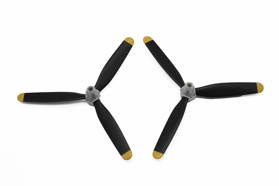 Rage R/C 3-Blade Prop & Spinner (2); F4U BL A1636