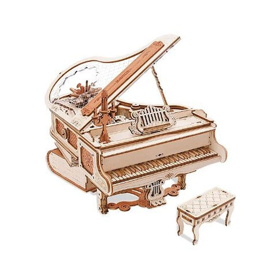 Robotime ROKR Magic Piano Mechanical Music Box 3D Wooden Puzzle