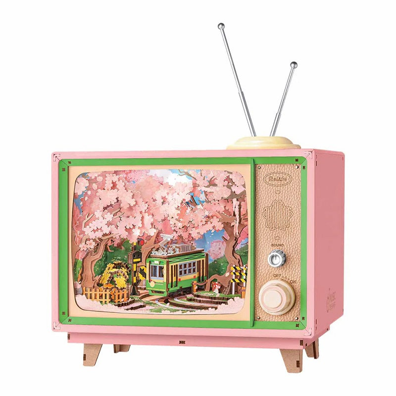 Robotime Sakura Dreamy Tour DIY Music Box 3D Wooden Puzzle AMT02