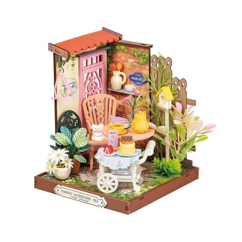 Robotime Fancy Tea Yard, Super Mini Houses - Little Warm Spaces DS038
