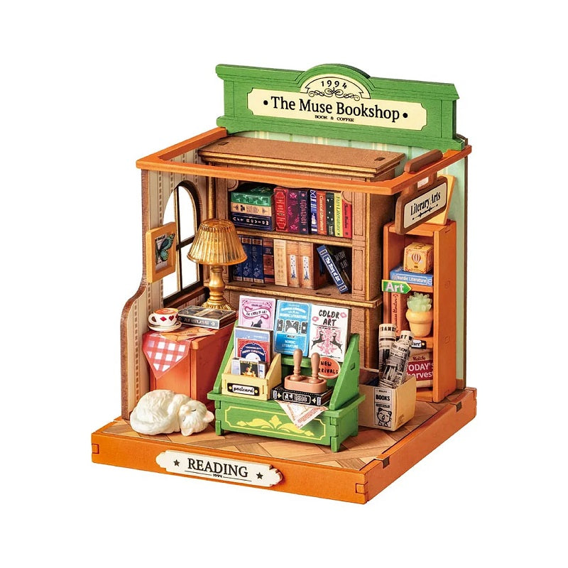 Robotime The Muse Bookshop, Super Mini Houses - Little Warm Spaces DS040
