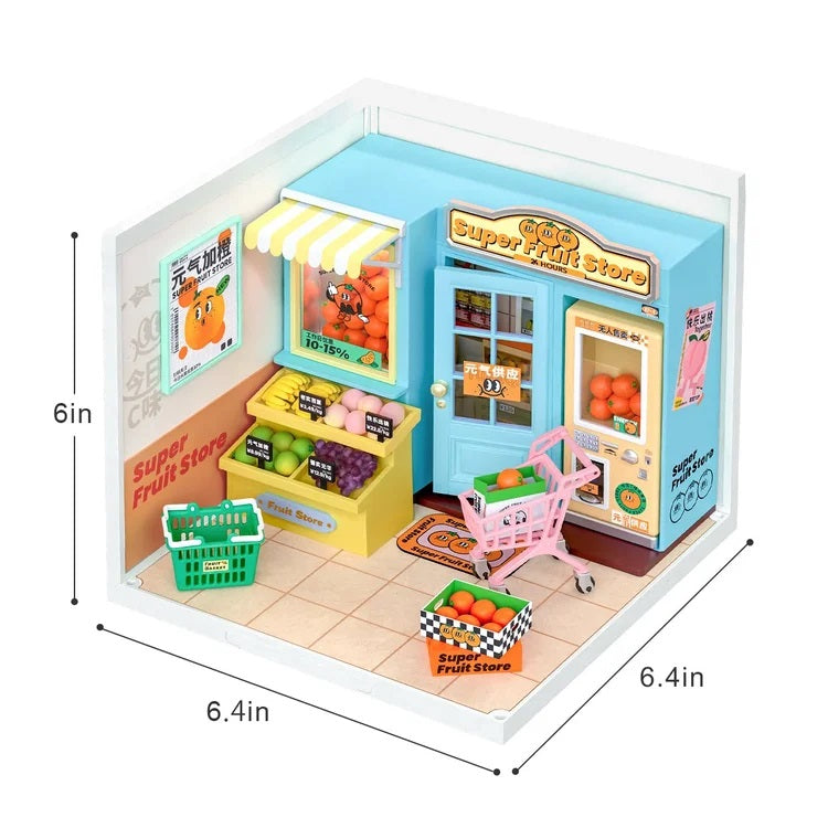 Robotime Super Store Series; Daily VC Fruit Store