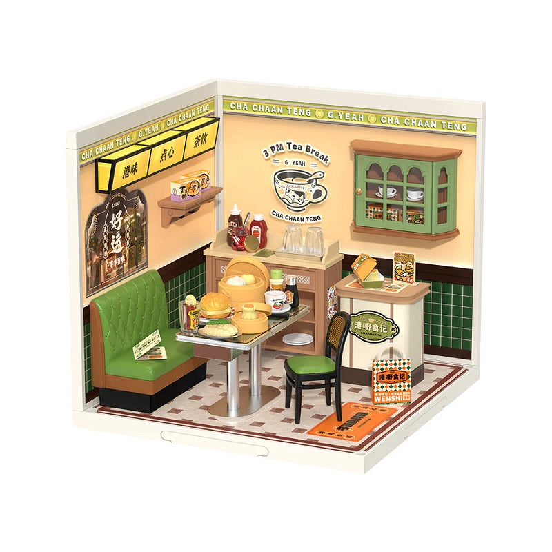 Robotime Hong Kong Bites Cafe DIY Miniature House DW021