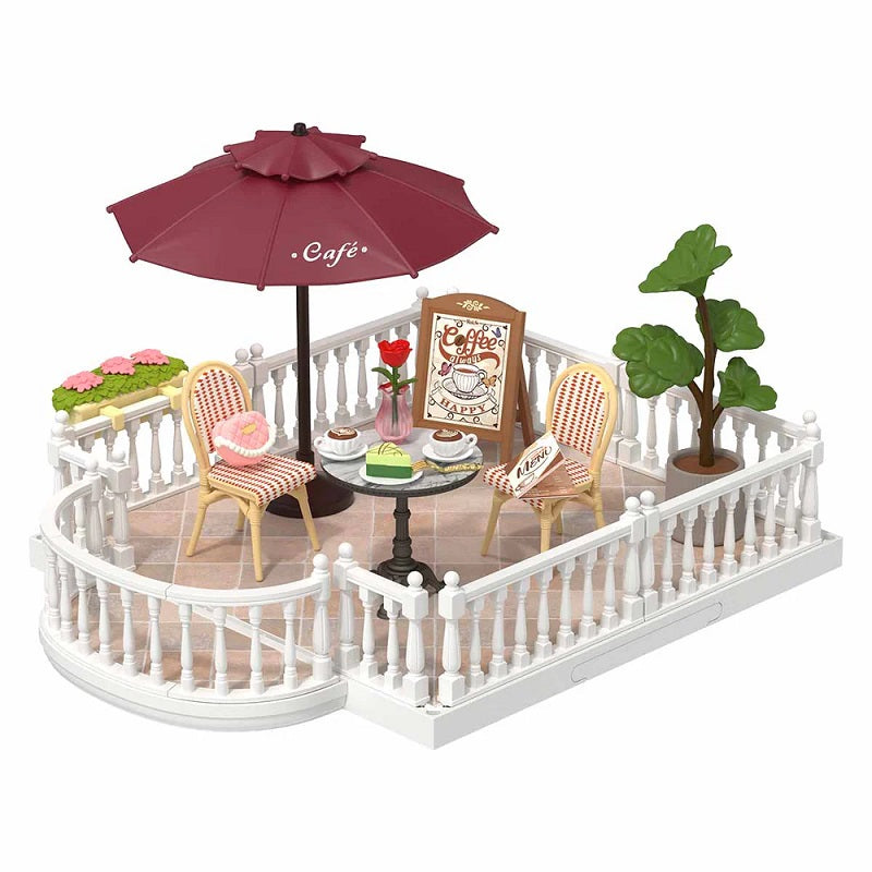 Robotime Chic Cafe Terrace Super Creator Extension Pack DWP09