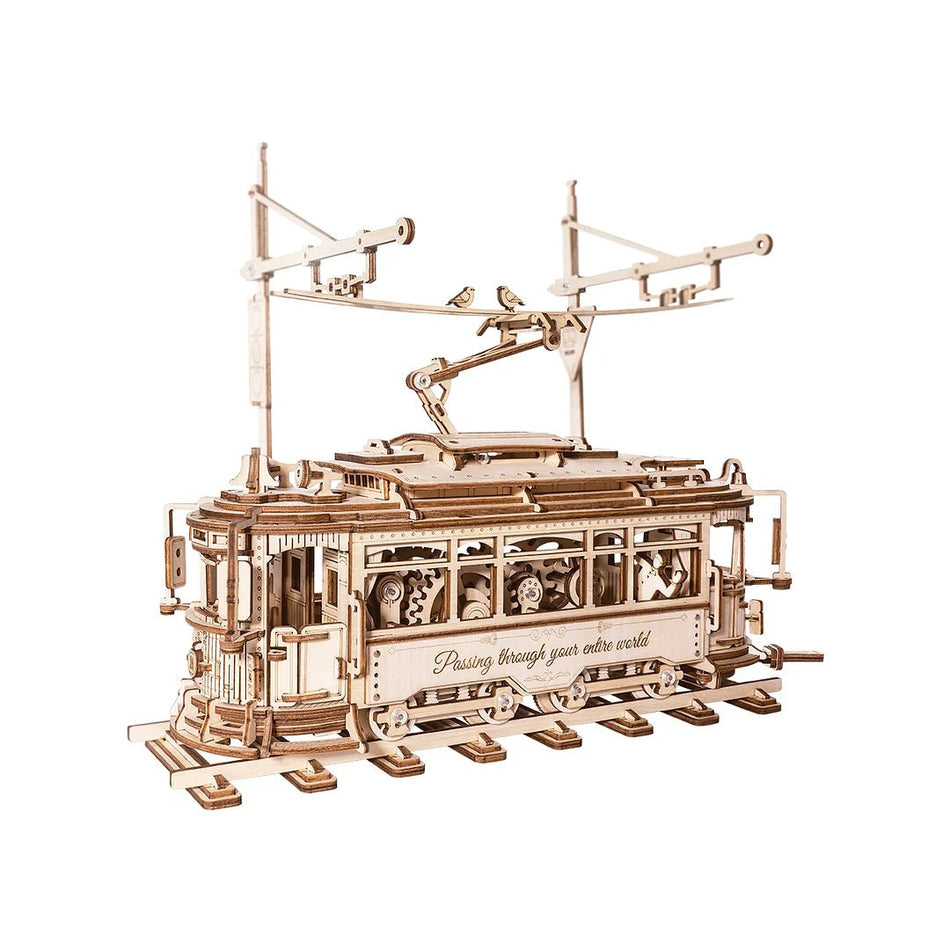 Robotime Classic City Tram 3D Wooden Puzzle LK801