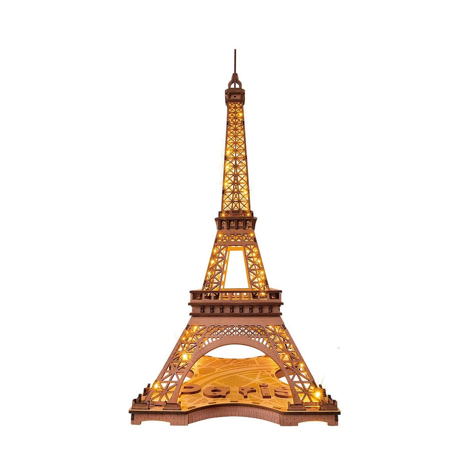 Robotime Night of the Eiffel Tower 3D Wooden Puzzle TGL01