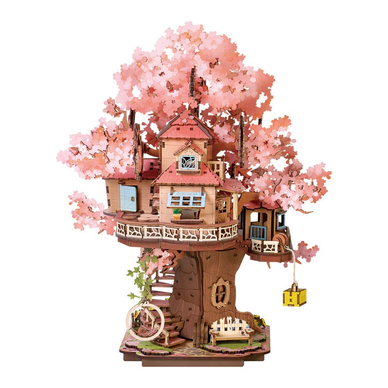 Robotime Sakura Tree House, DIY Wooden 3D Puzzle TGS04
