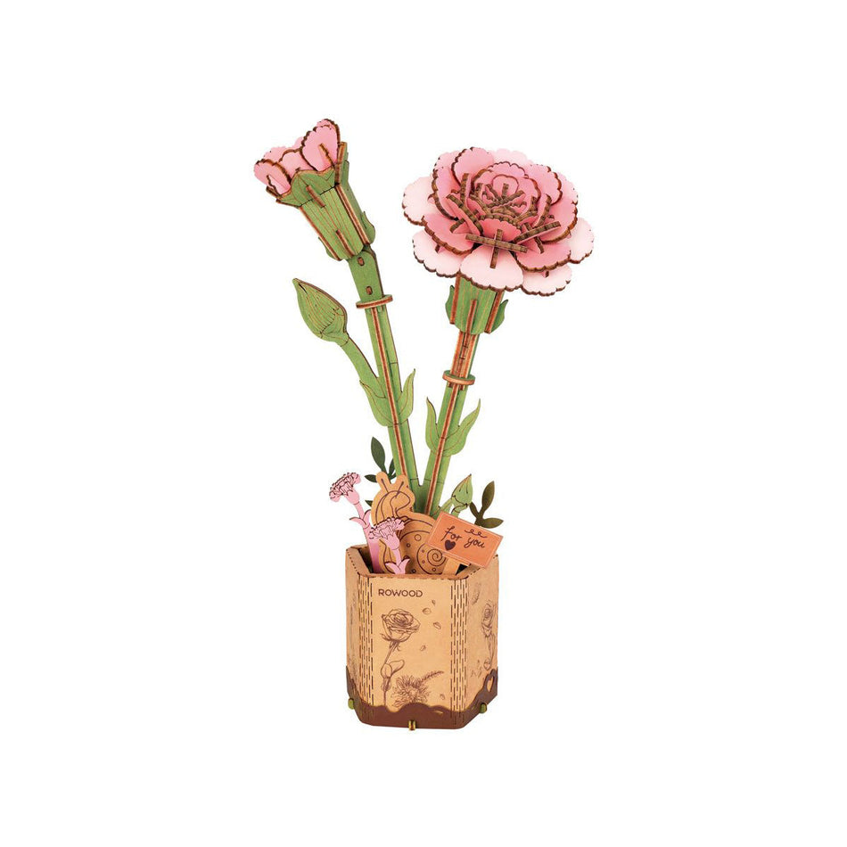 Robotime ROWOOD Pink Carnation  TW051