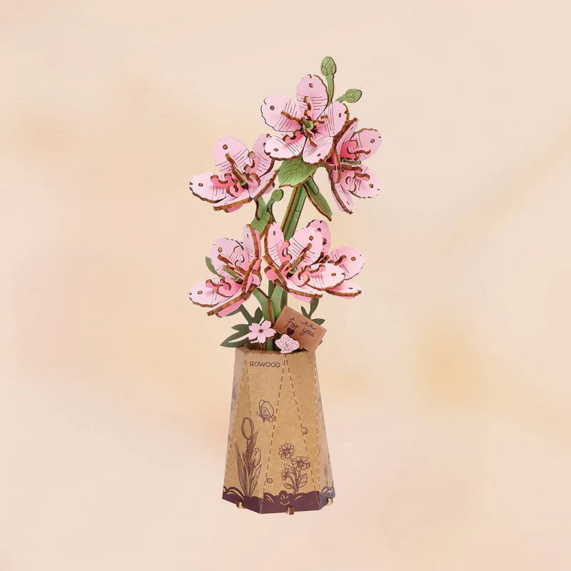 Robotime Sakura Flower DIY Wooden Flower TW101