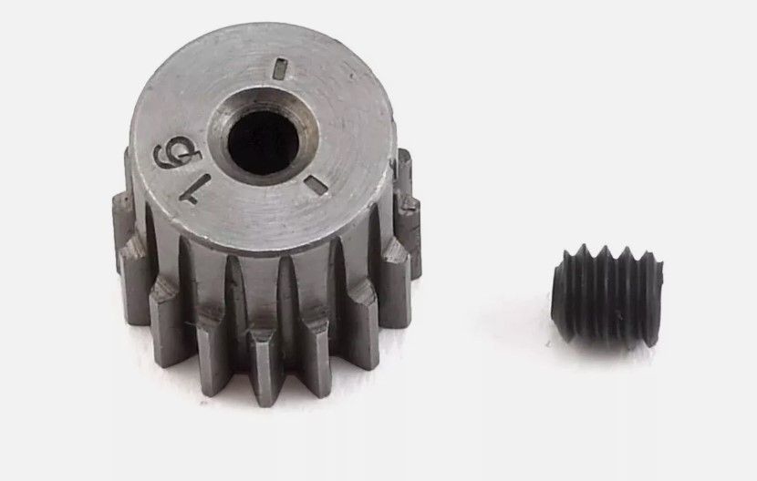 Robinson Racing Hard Steel Motor Pinion, 2mm, .5 Module, 16 Teeth 1816