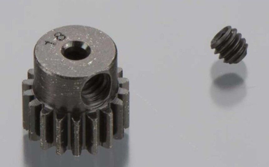 Robinson Racing Hard Steel Motor Pinion, 2mm, .5 Module, 18 Teeth 1818