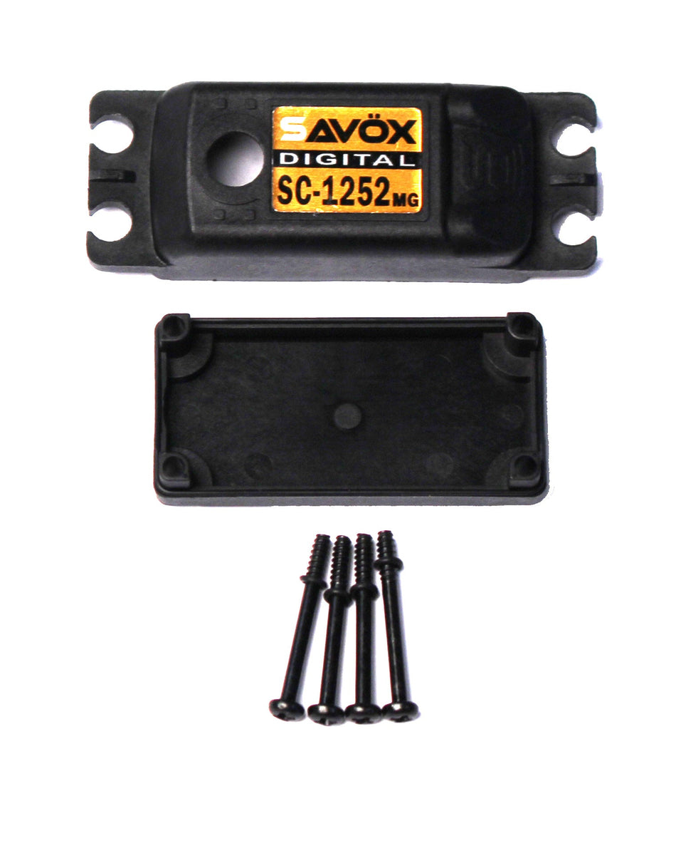 Savox TOP & BOTTOM SERVO CASE WITH 4 SCREWS