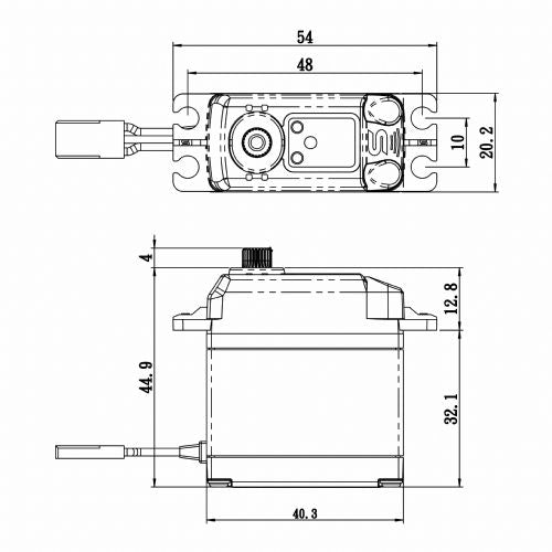 Savox SAVSA1230SGP Coreless Digital Standard Servo Soft Start 0.16/500 @6v Default Title