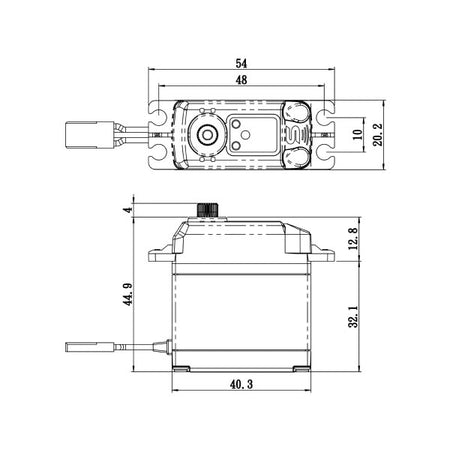 Savox Coreless Digital High Torque Servo for Aircraft Monster Truck Crawlers SA1231SGP Default Title