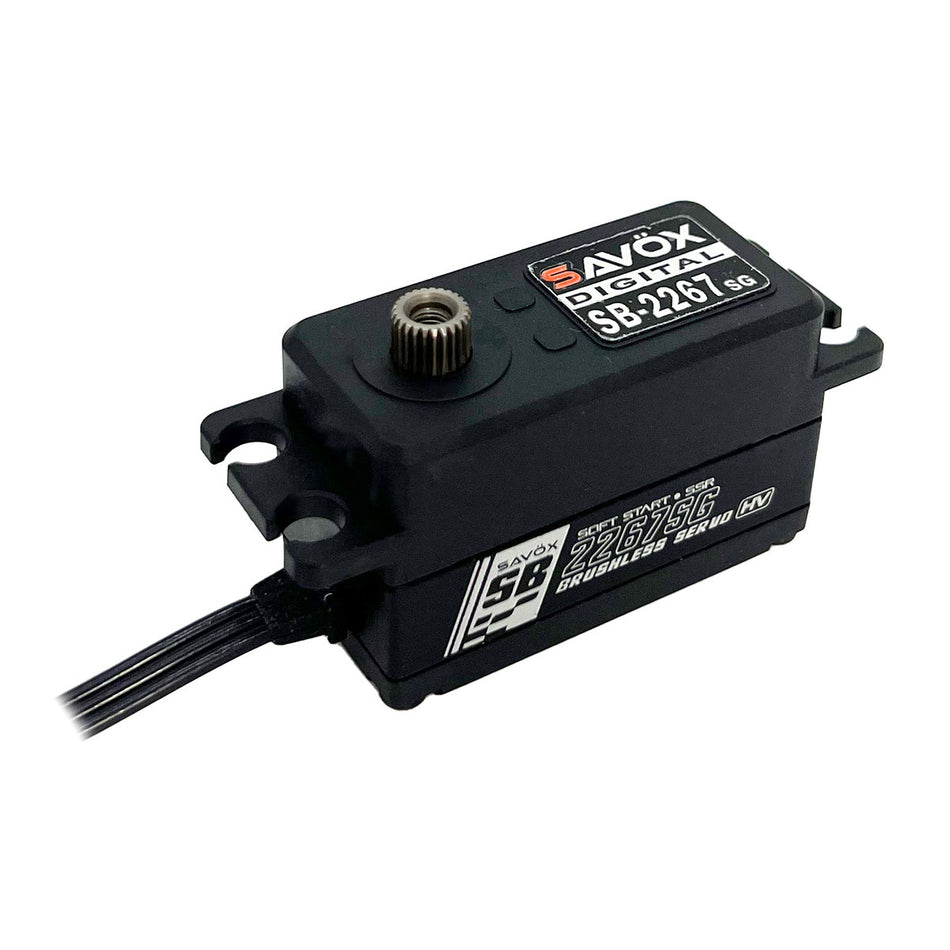 Savox High Voltage Steel Gear Monster Low Profile Servo Soft Start 0.065sec / 444.4oz @ 8.4V Default Title