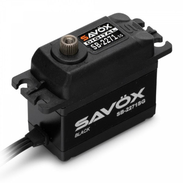 Savox Black Edition High Voltage Brushless 1/10 Digital Servo SAVSB2271SG-BE Default Title