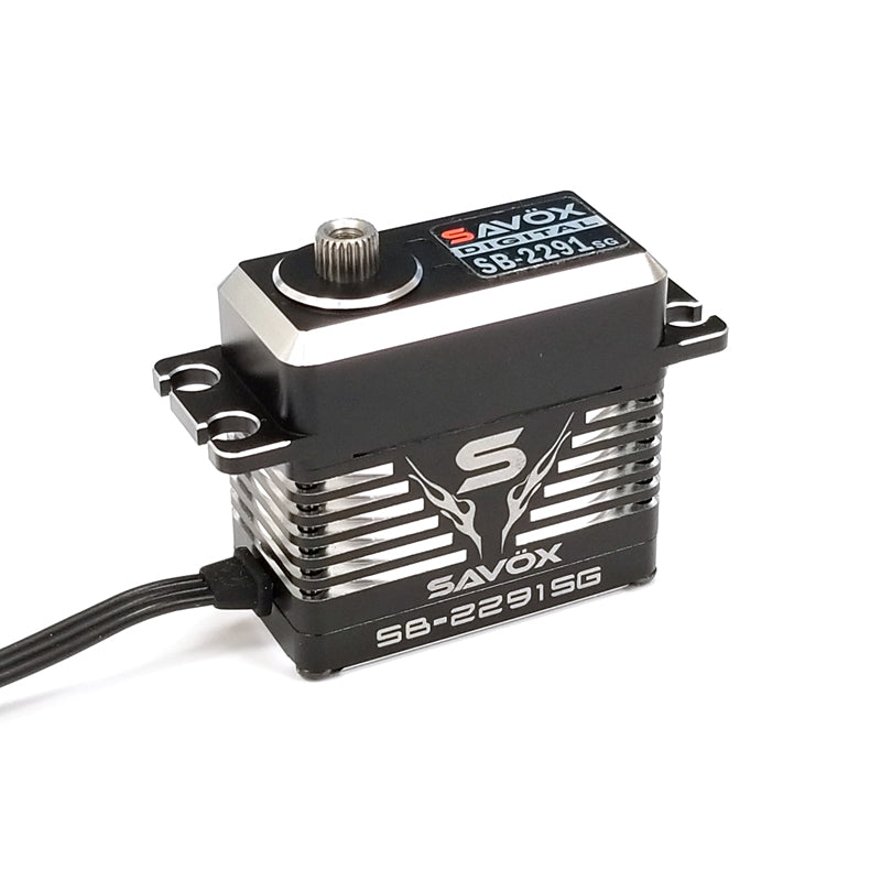 Savox 1/8 1/10 Monster High Speed Brushless Servo Black Edition 7.4V SB2291SG Default Title